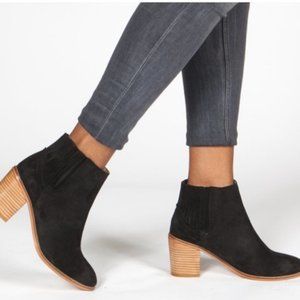 MATT BERNSON Gloria Black Bootie Short Heel SZ 8